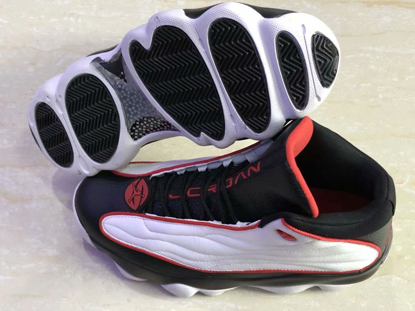 New Air Jordan 13.5 Black White Red Shoes